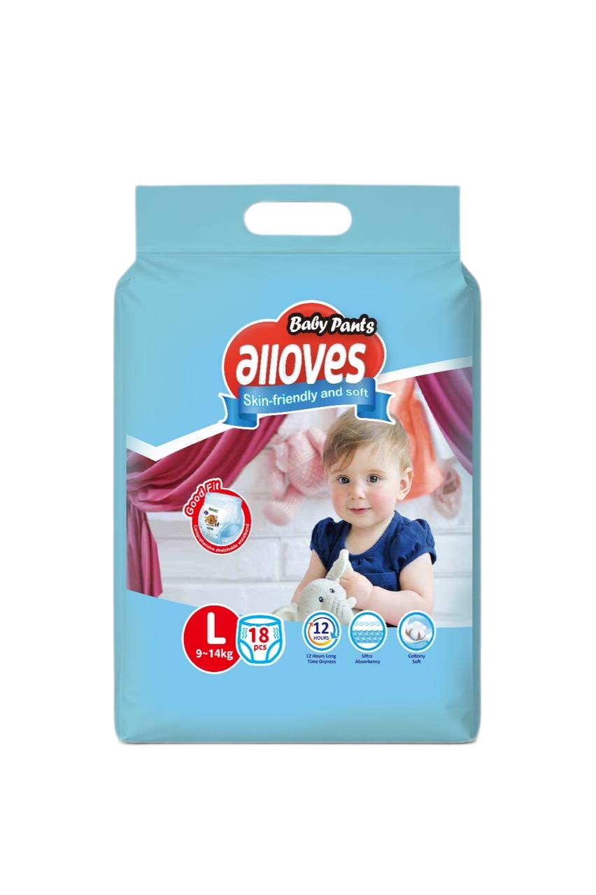Alloves Baby Pants Size L — 18 pcs, 9-14kg