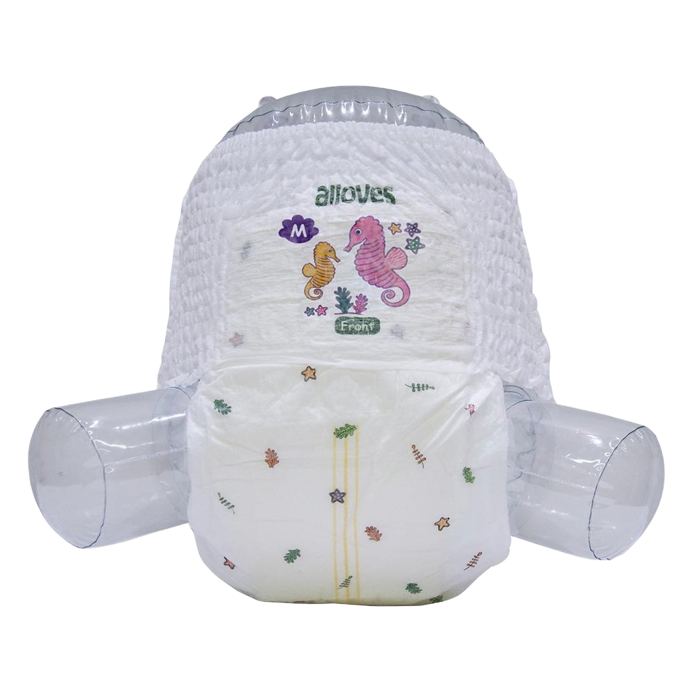Alloves Baby Pants Size M — product detail front view