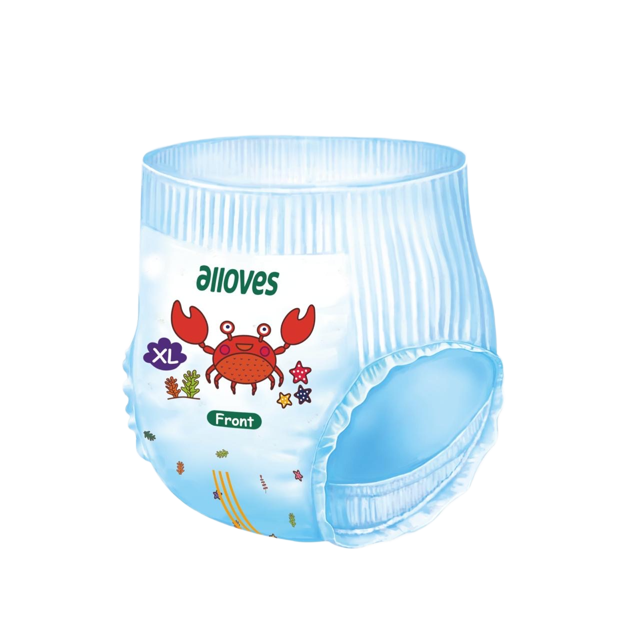 Alloves Baby Pants Size XL — product detail front view