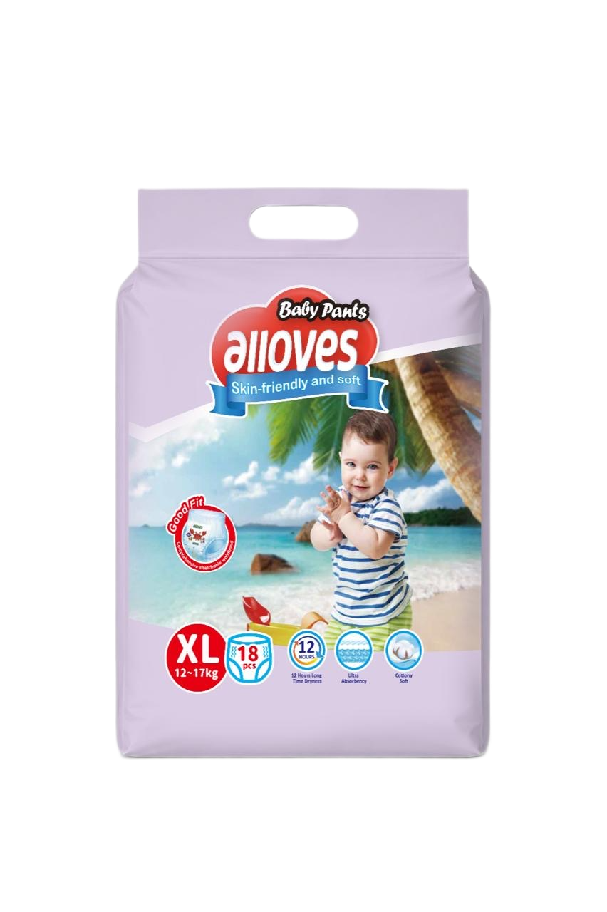 Alloves Baby Pants Size XL — 18 pcs, 12-17kg